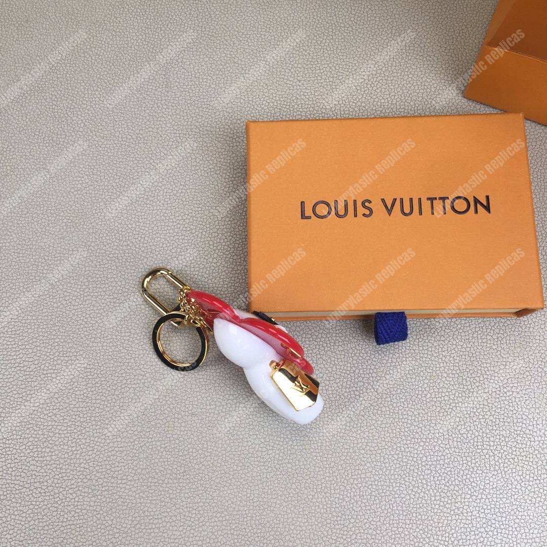 LV Vivienne Monogram Giant Bag Charm and Key Holder Red