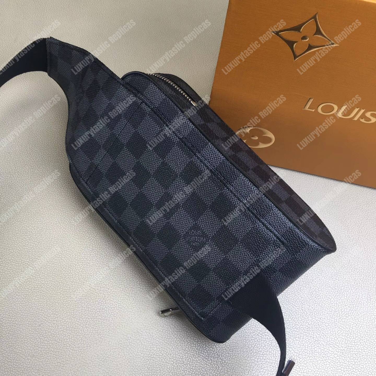 LV Geronimos Messenger Bag Damier Graphite