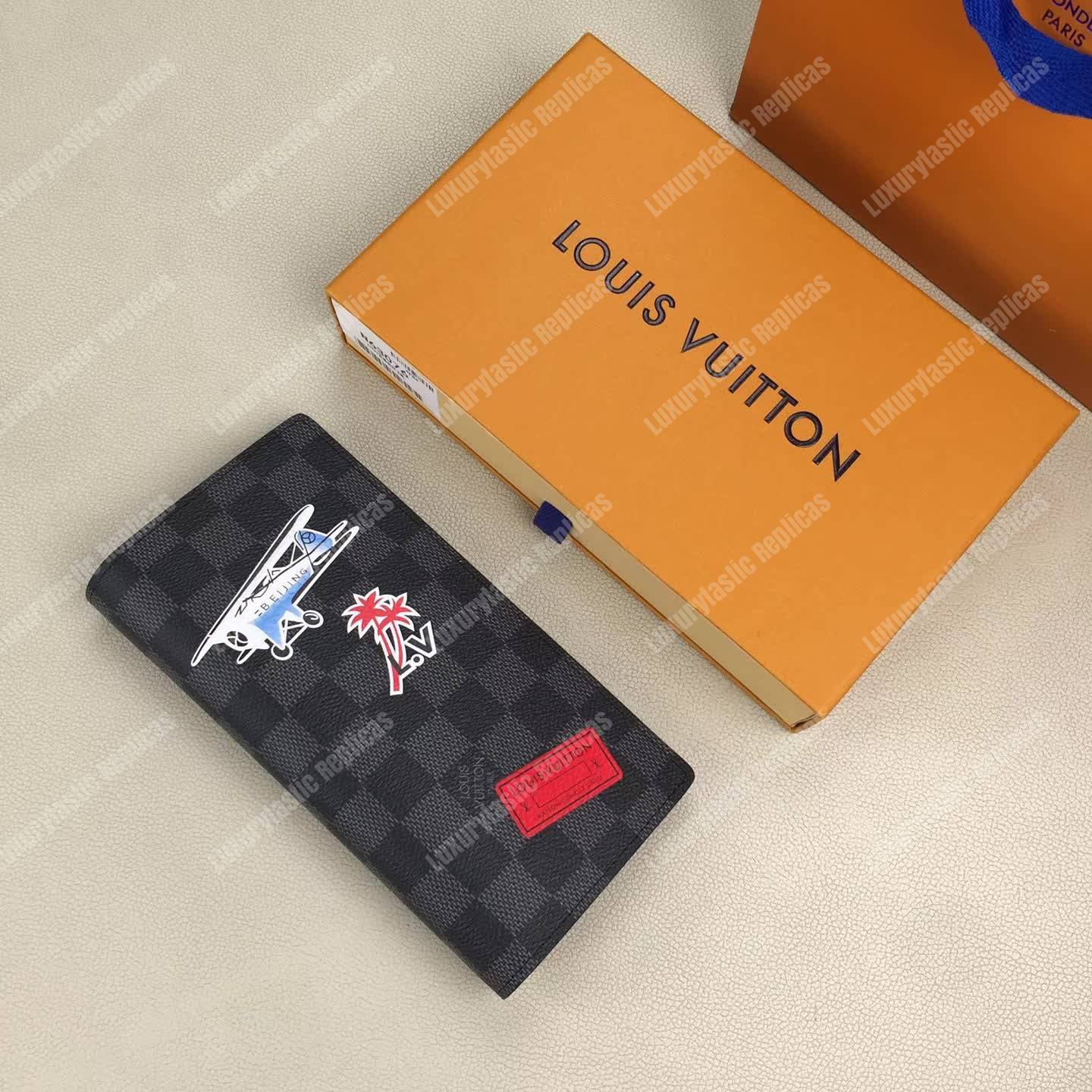 LV Alp Brazza Wallet Damier Graphite My LV World Tour
