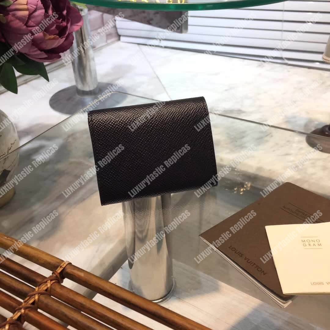 LV Enveloppe Carte De Visite Noir