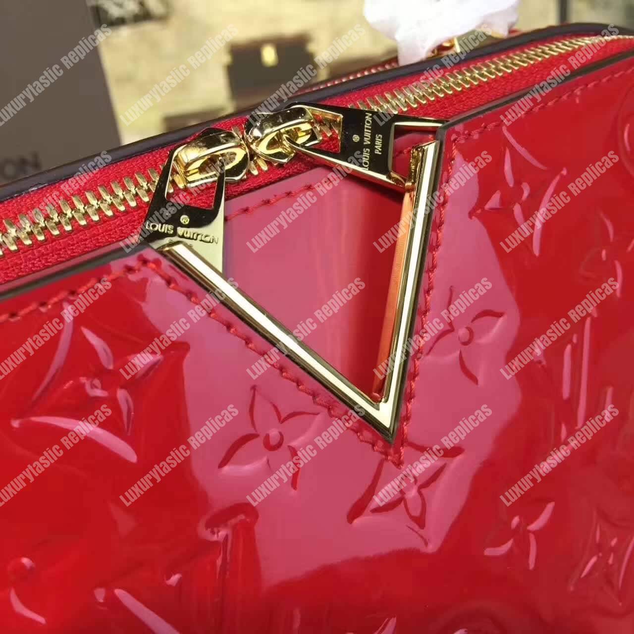 LV Melrose Monogram Vernis Cherry