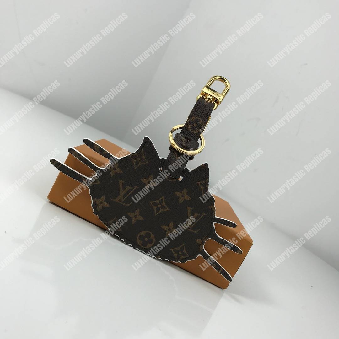 LV Catogram Bag Charm and Key Holder Cat