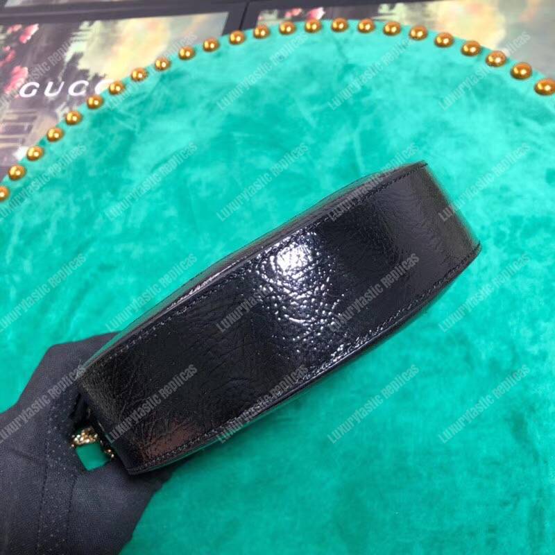 G*u*i ophidia mini round shoulder bag red