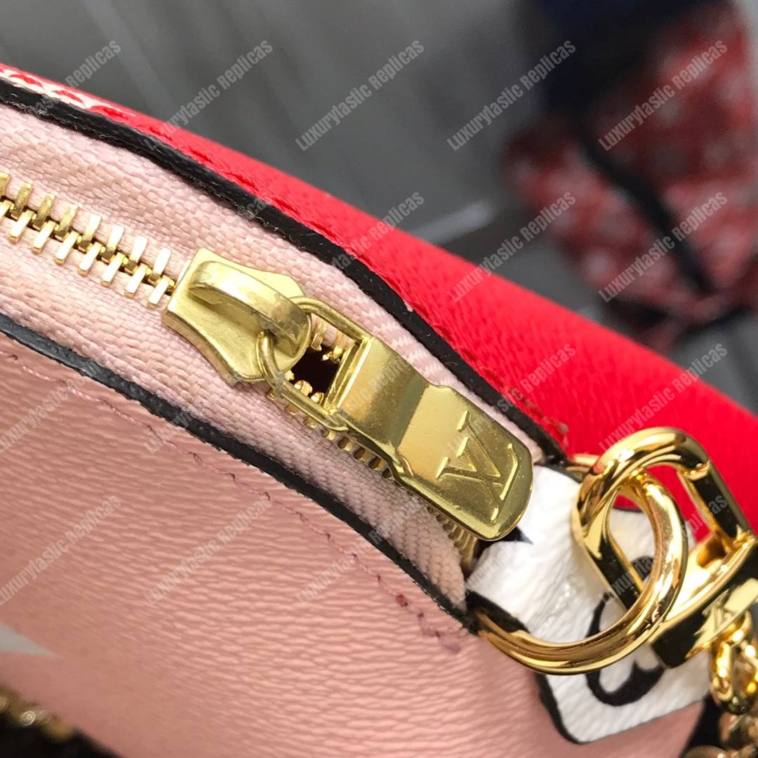 LV Pochette Cosme XL Monogram Red/Pink