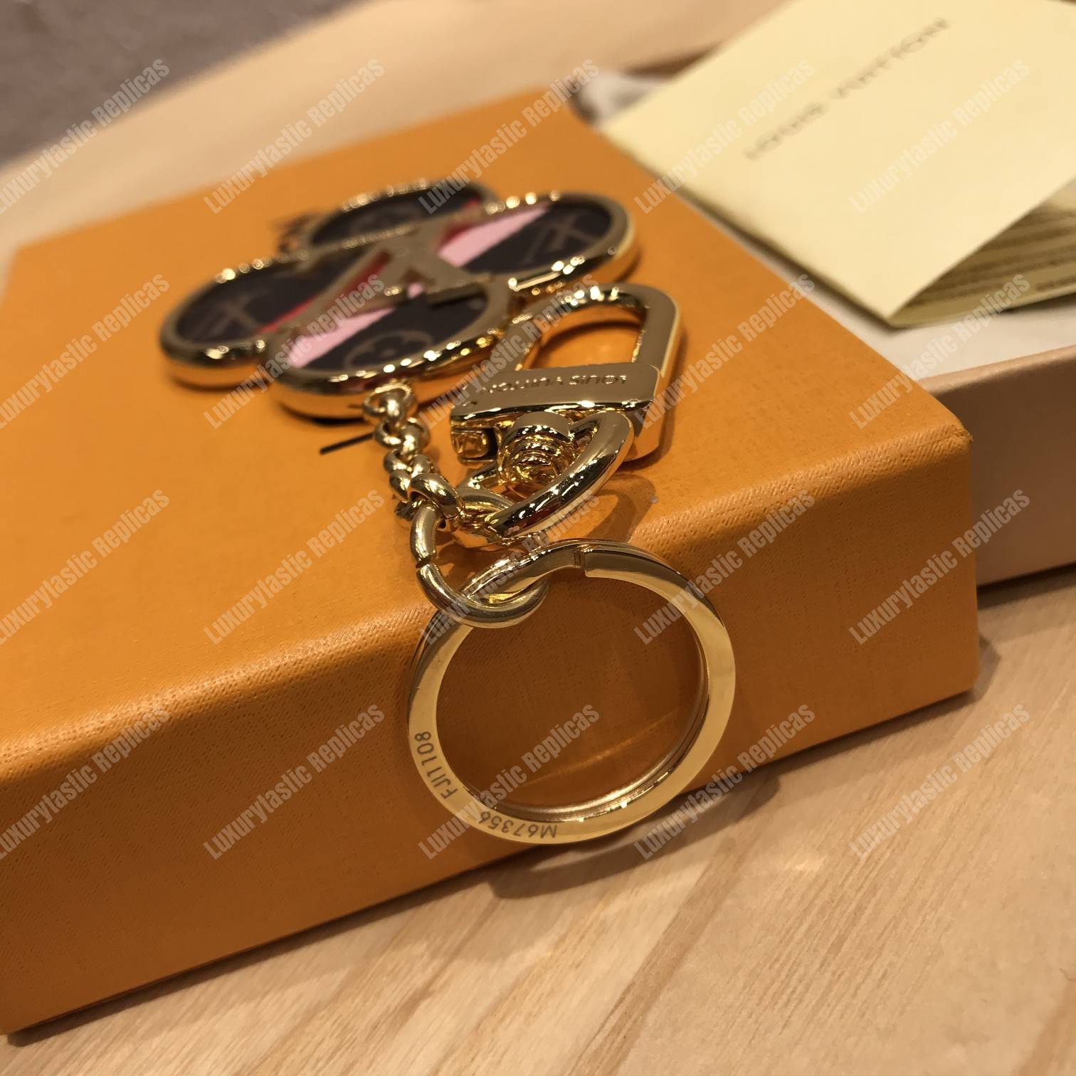 LV Into The Flower Bag Charm and Key Holder