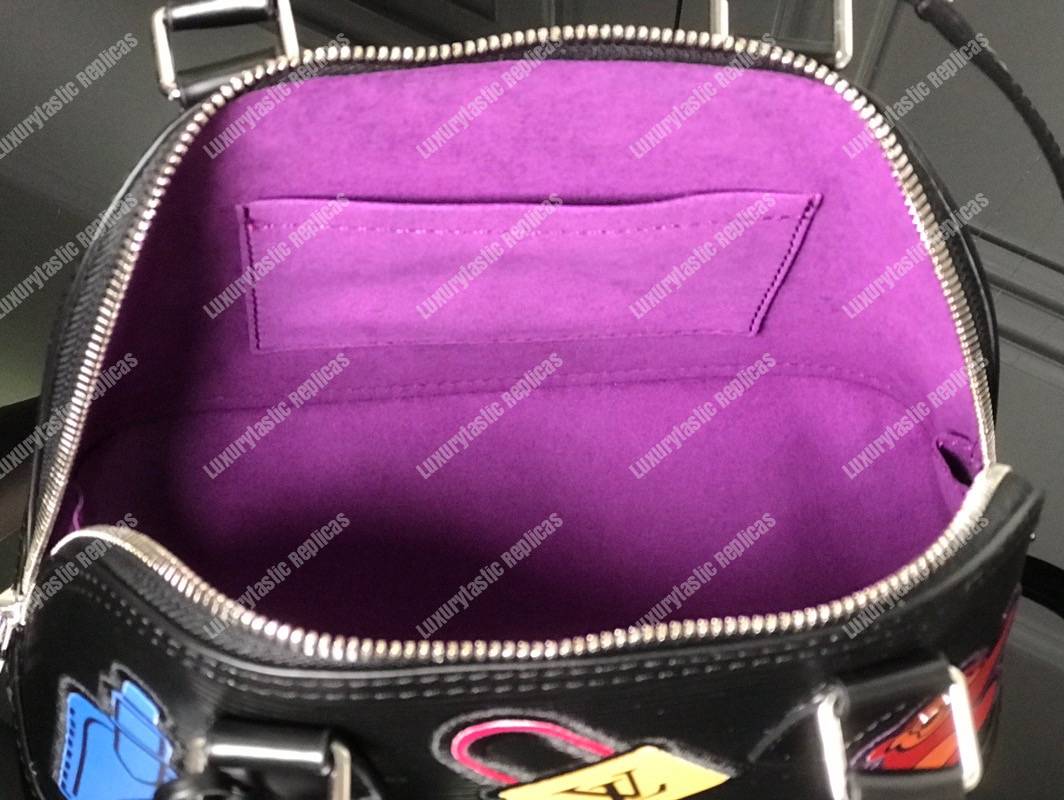 LV Alma BB Epi Leather Trunk-Maker Black