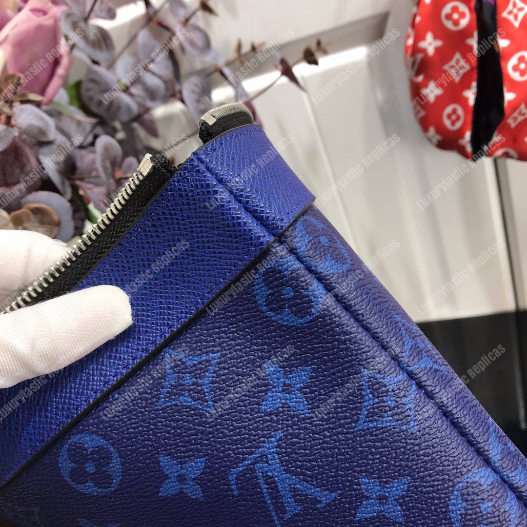 LV Discovery Pochette Monogram Blue