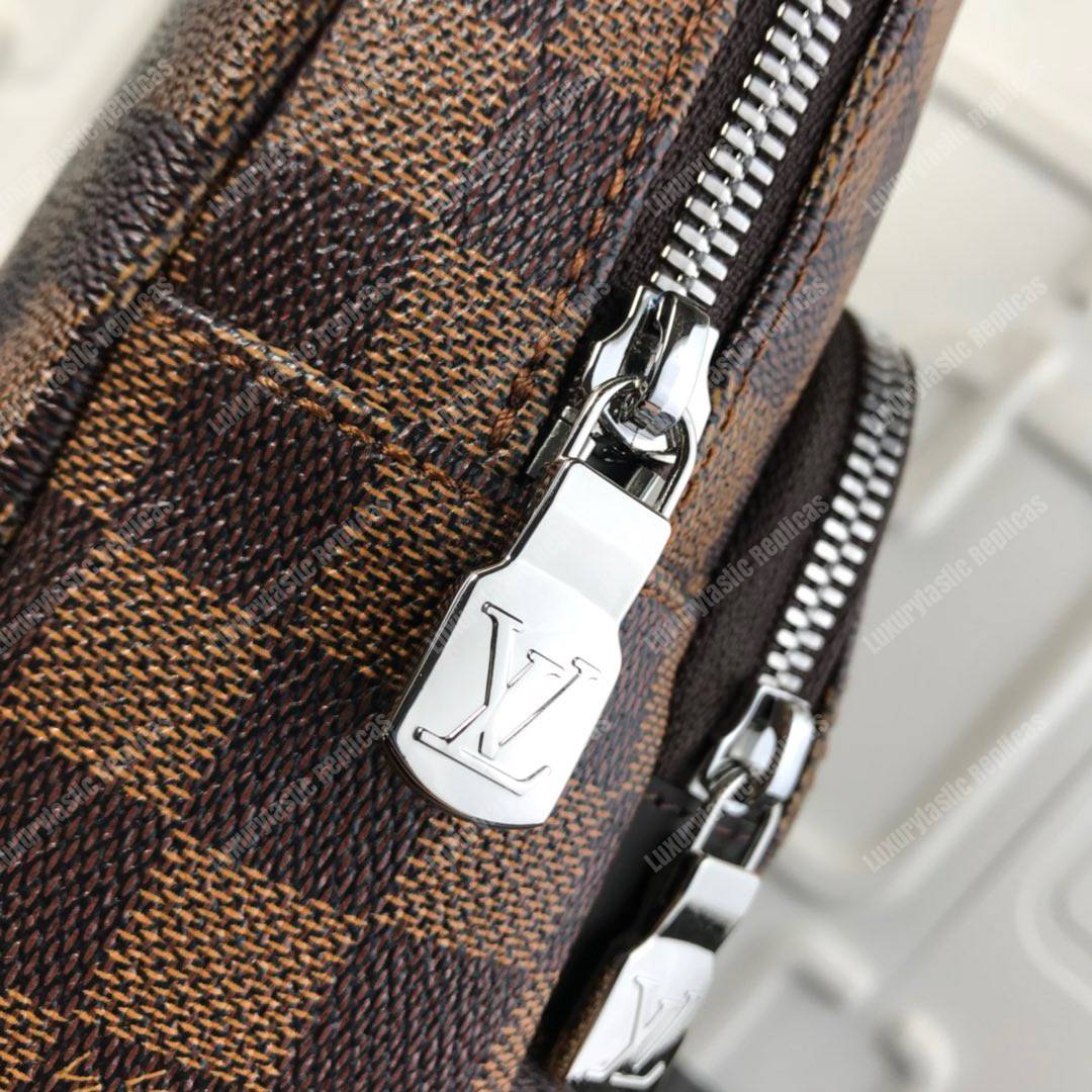LV Avenue Sling Bag Damier Graphite Brown
