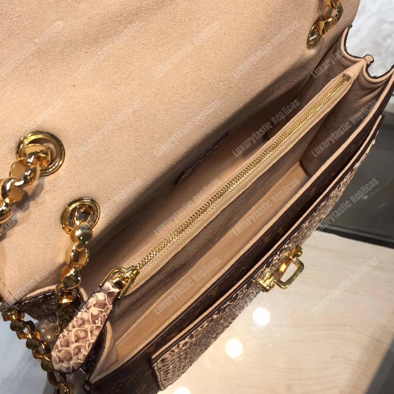 LV Victoire Bag Python