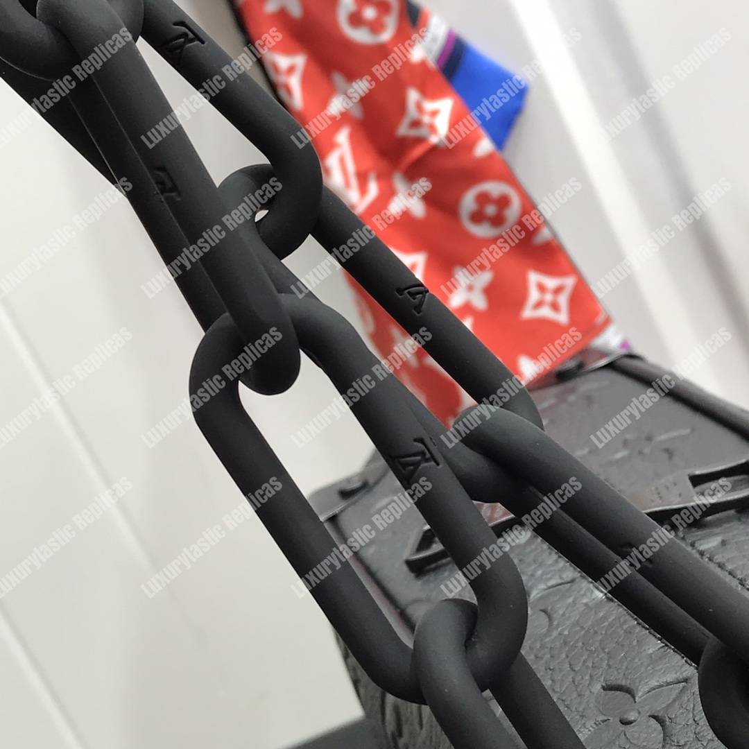 LV Mini Soft Trunk Taurillon Leather Black