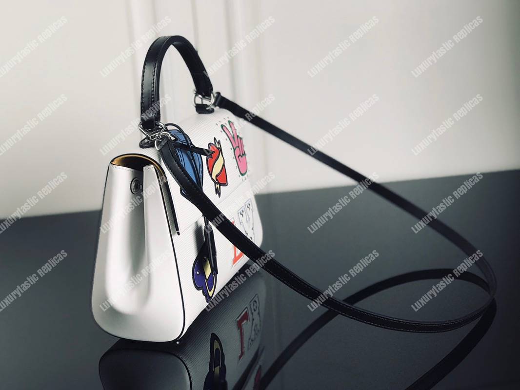 LV Cluny BB Epi Leather Luxury Trunkmaker White