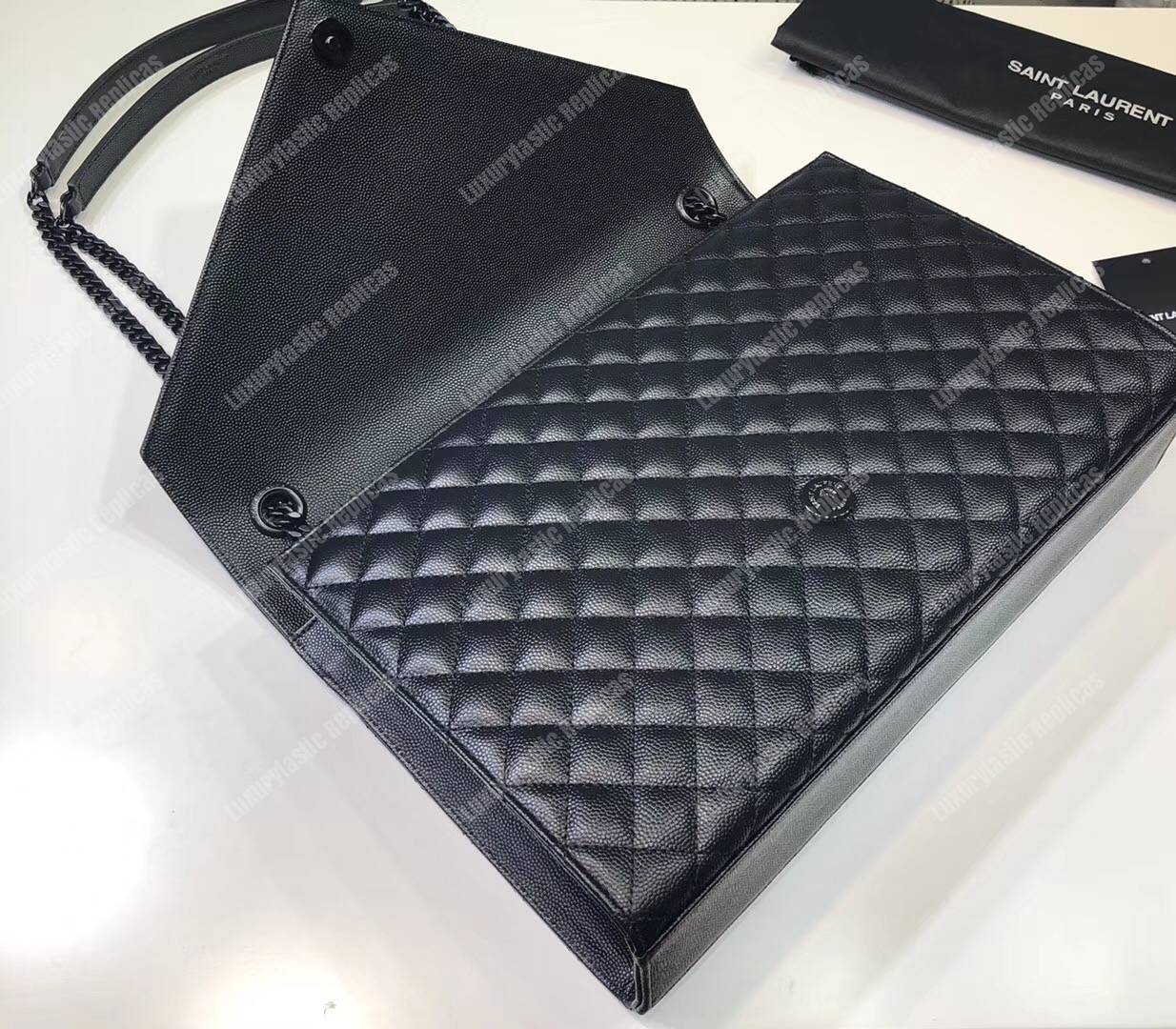 Saint Laurent Classic Large Soft Envelope Black