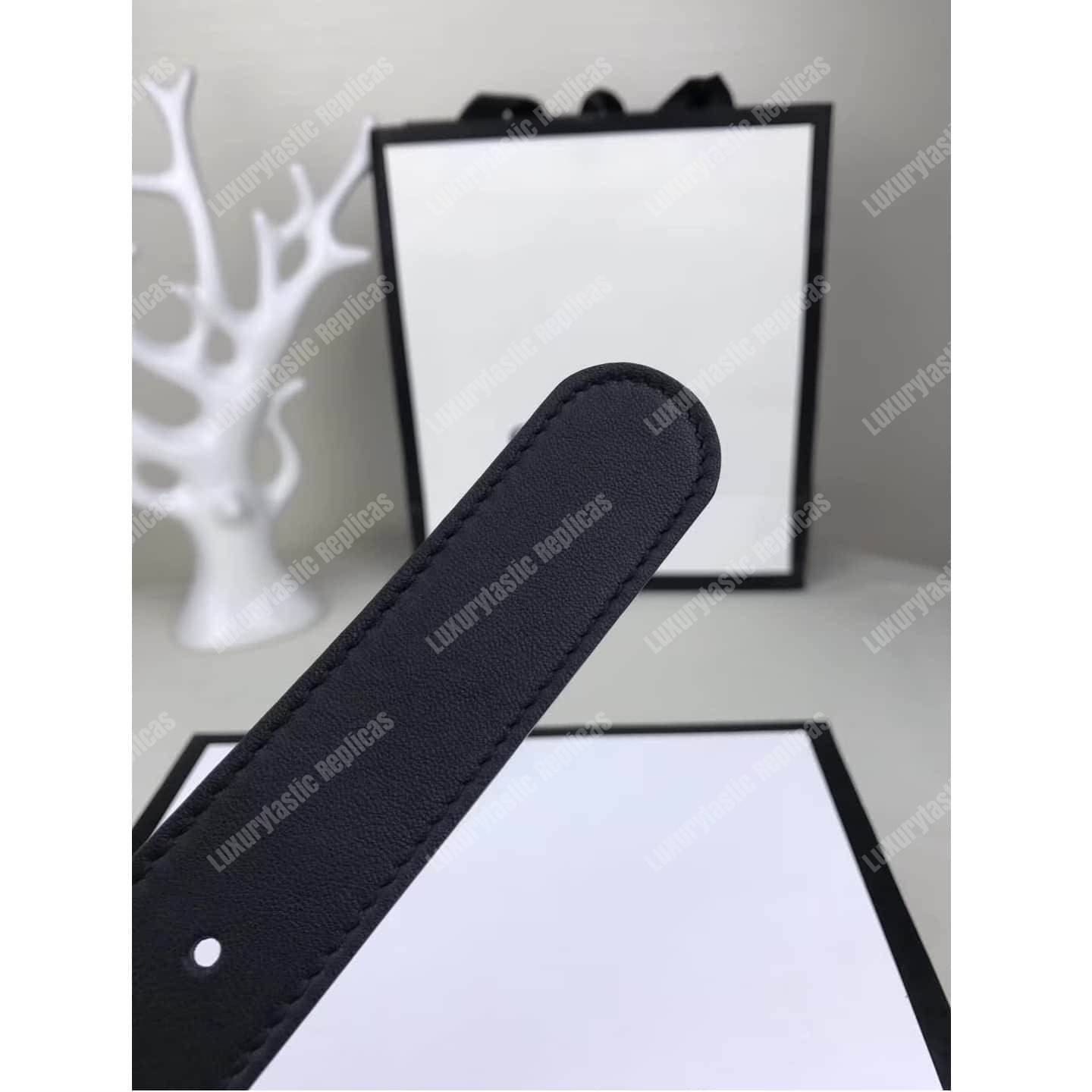 G*u*i leather belt with dionysus buckle