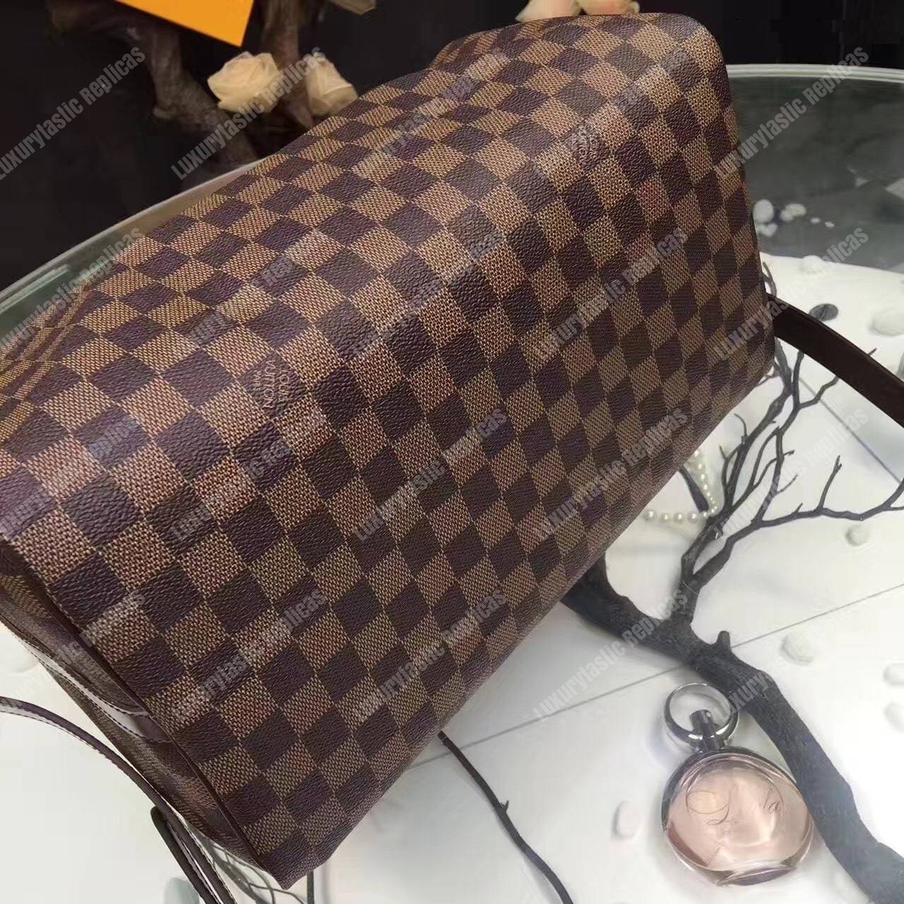 LV Speedy Bandouliere 30 Damier Ebene