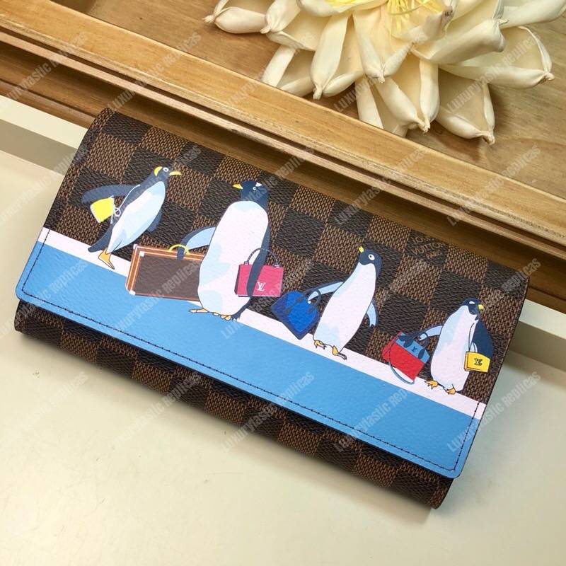 LV Sarah Wallet Penguins