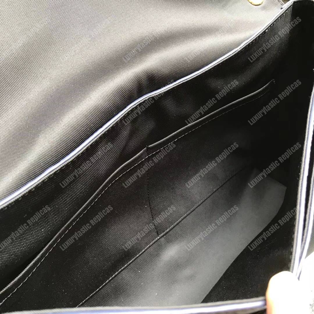 LV Blanche MM Monogram Empreinte Leather Noir