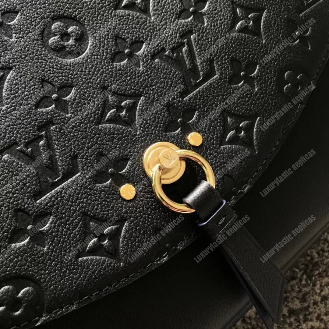 LV Blanche MM Monogram Empreinte Leather Noir