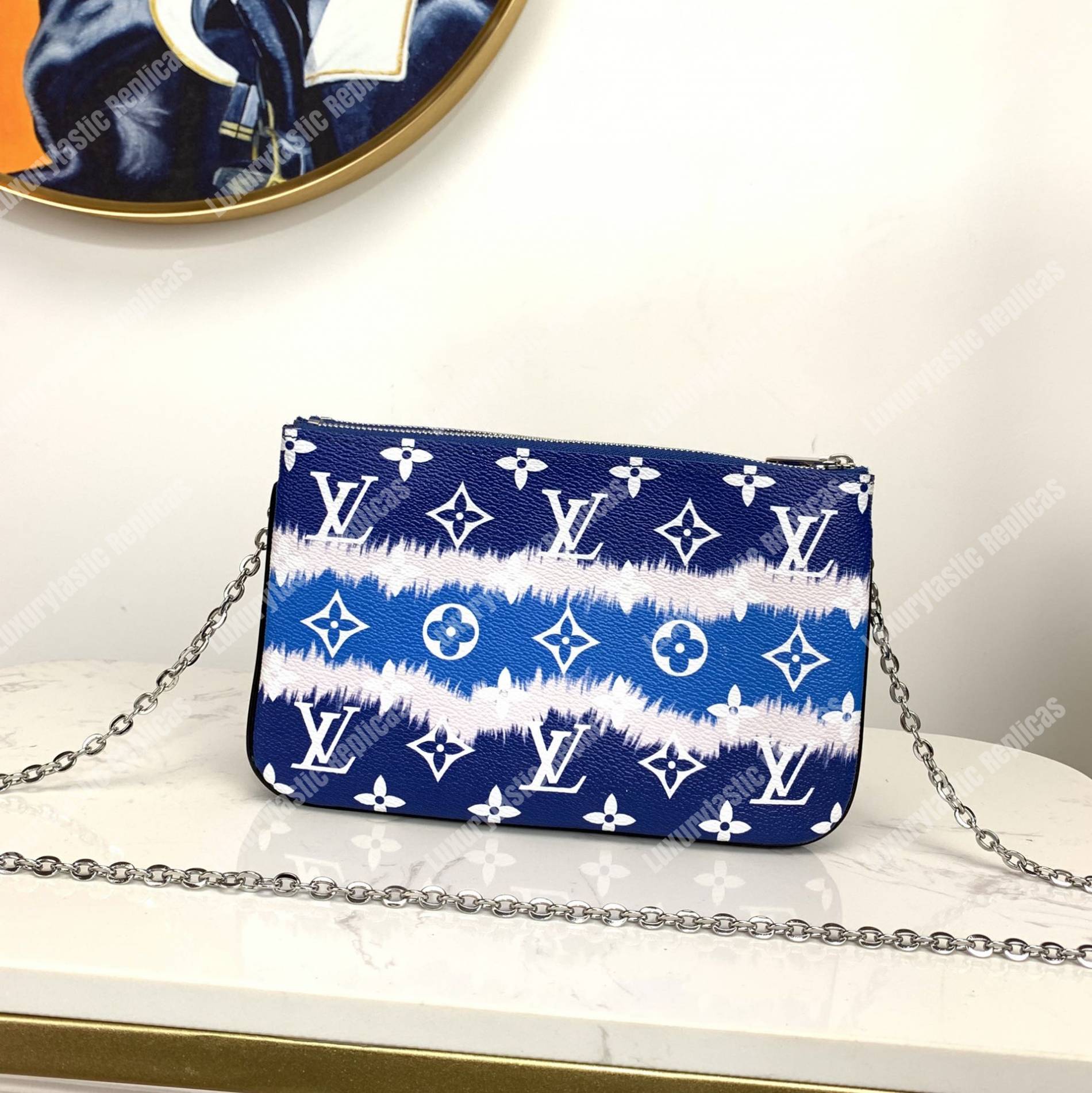 LV Escale Pochette Double Zip