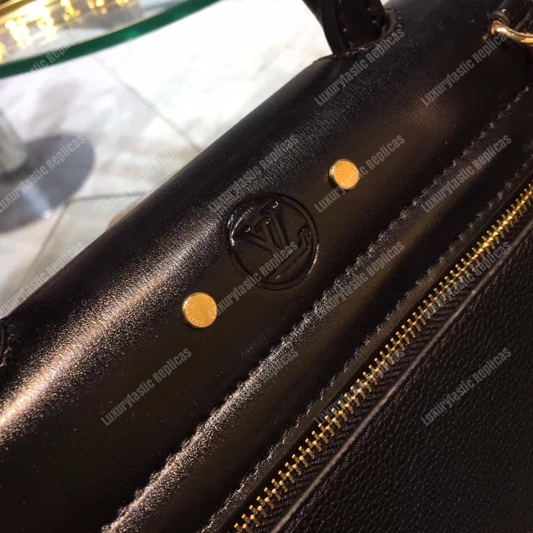 LV Pochette City Steamer Taurillon Leather Noir