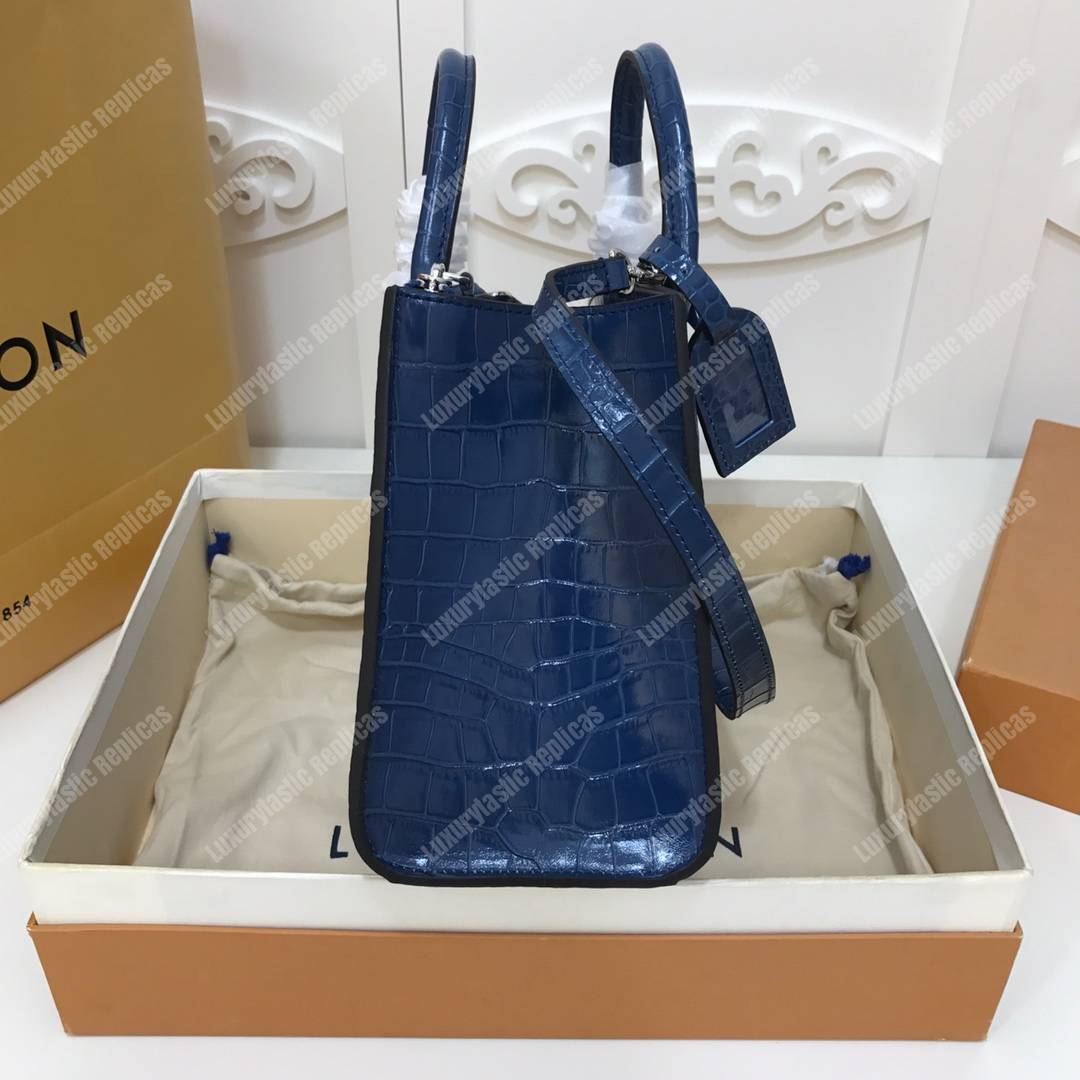 LV City Steamer PM Crocodilien Briliant Bleu Ocean