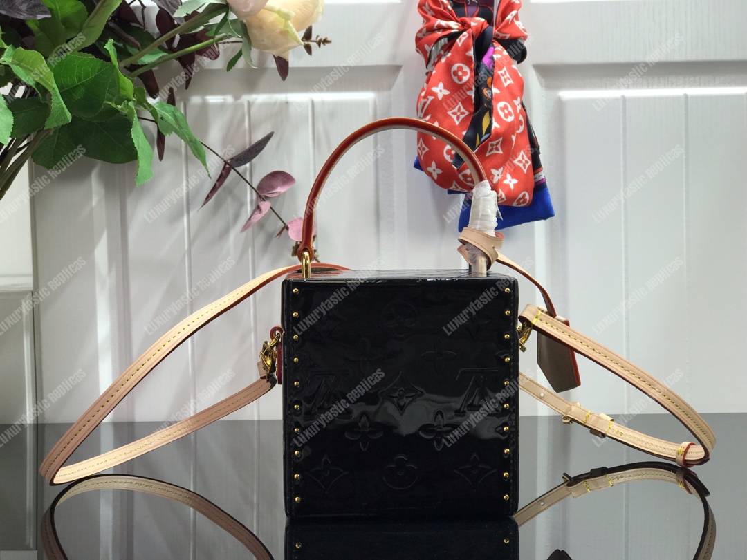 LV Bleecker Box Monogram Vernis Leather