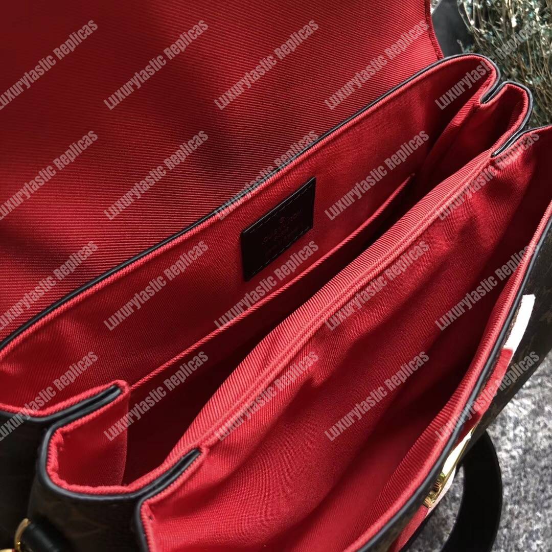 LV Georges BB Monogram Coquelicot Peche