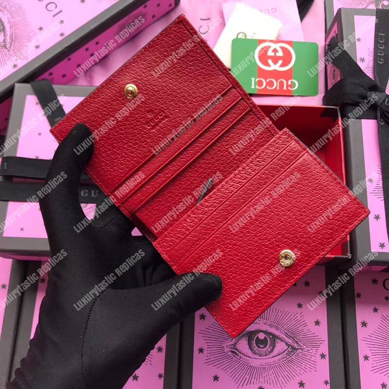 G*u*i ophidia gg card case red