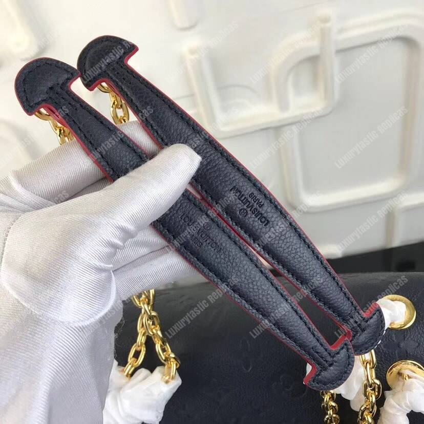 LV Vavin MM Monogram Empreinte Leather Marine Rouge