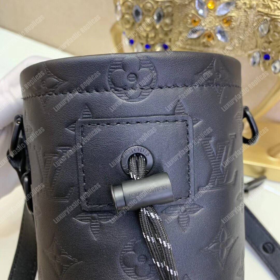 LV Chalk Nano Bag G65 Monogram Black