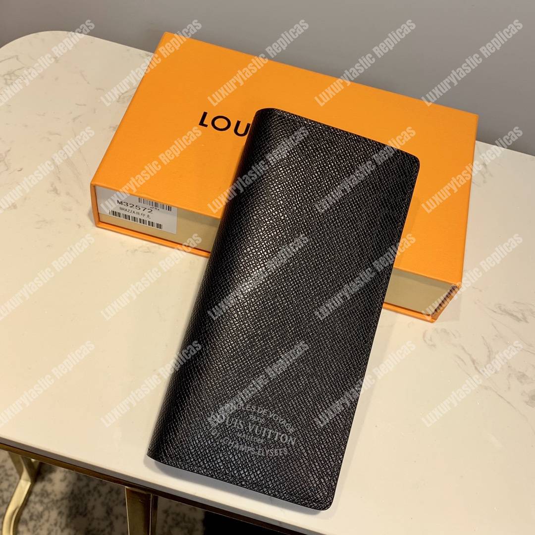 lv brazza taiga articles de voyage l**is V*t*n malletier wallet noir
