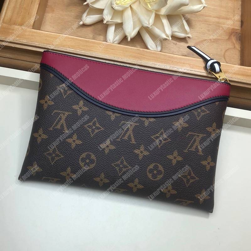 LV Pochette Tuileries Monogram Canvas Bordeaux