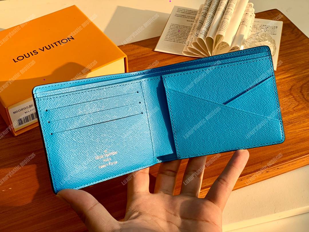 LV Multiple Wallet Blue