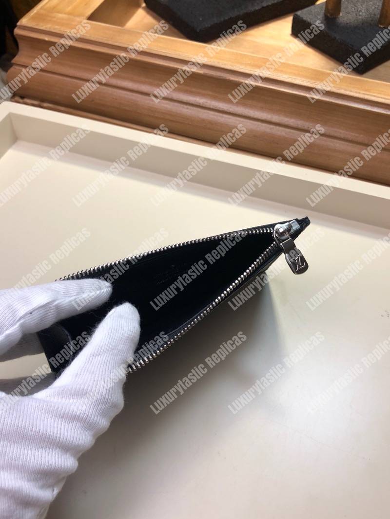 LV Coin Card Holder Damier Graphite Canvas