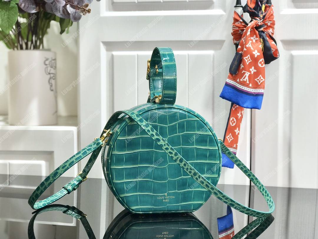 LV Petite Boite Chapeau Turquoise