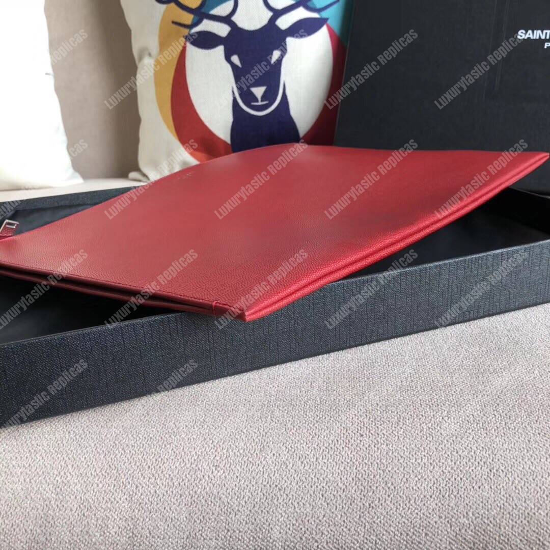 Saint Laurent Document Holder Red