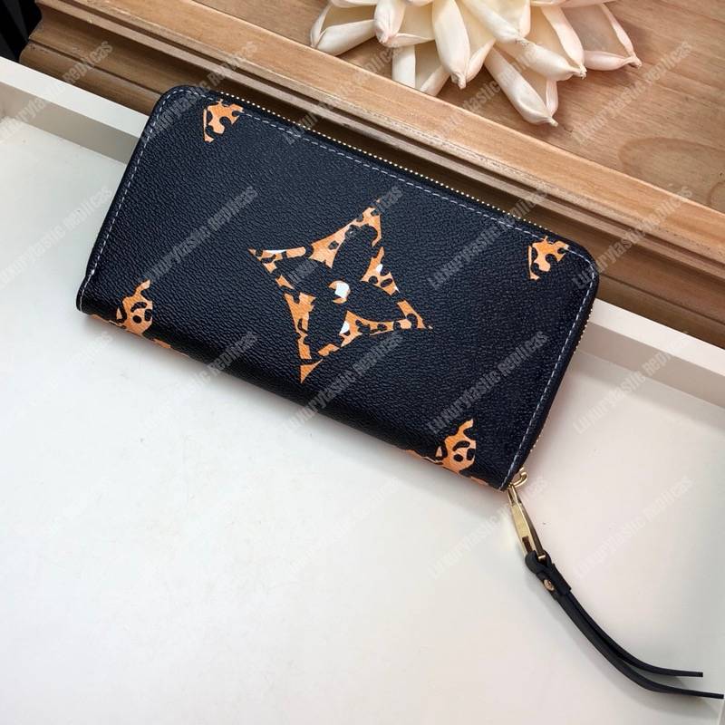 LV Jungle Zippy Wallet Giant Monogram Noir
