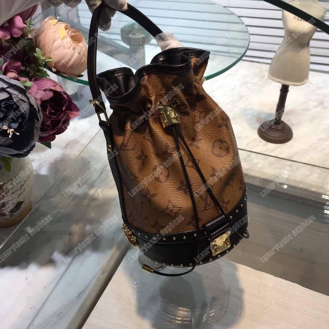 LV Petit Noe Trunk Monogram Reverse Canvas