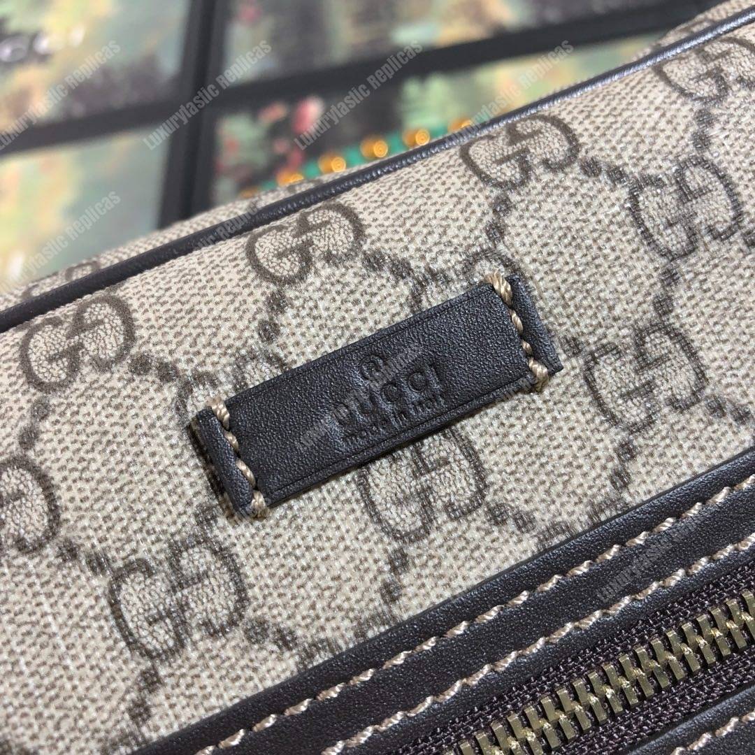 G*u*i gg sup*e canvas messenger bag brown