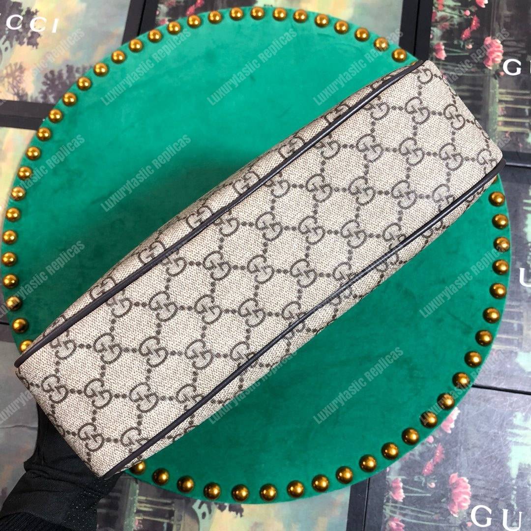 G*u*i gg sup*e canvas messenger bag brown