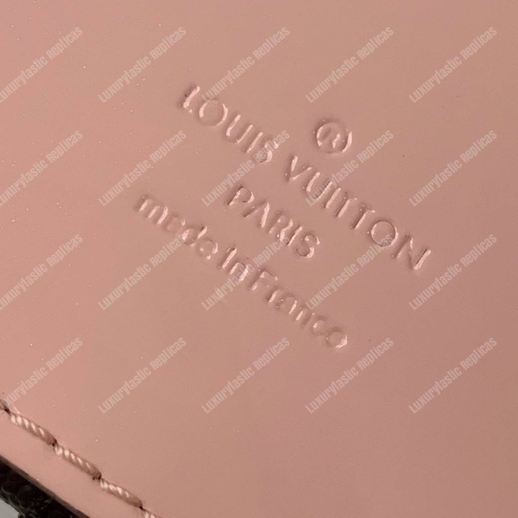 LV Cherrywood BB Smooth Patent Monogram Rose Ballerine