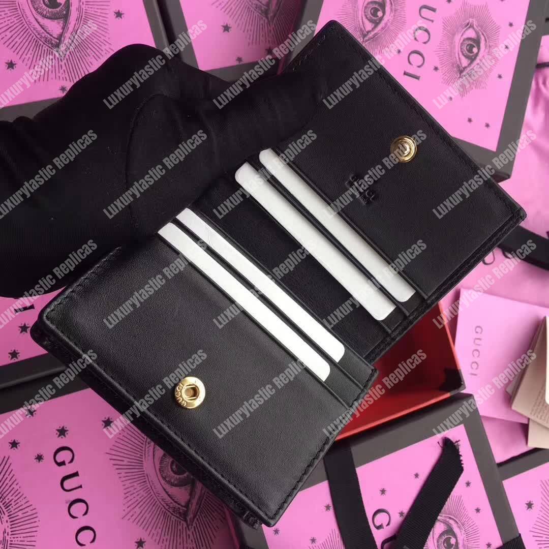 G*u*i signature card case in black