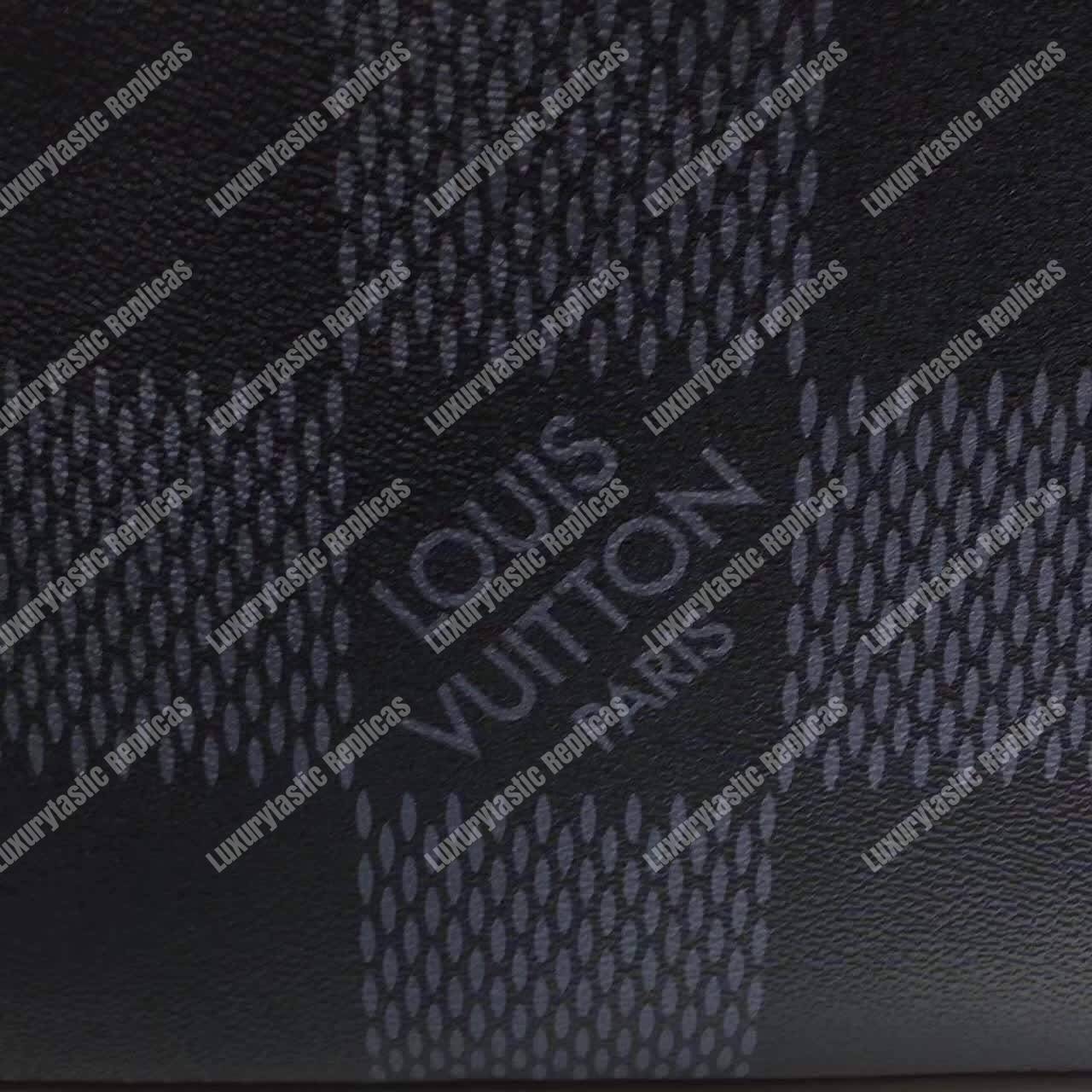 LV Apollo Backpack Damier Cobalt Canvas Red