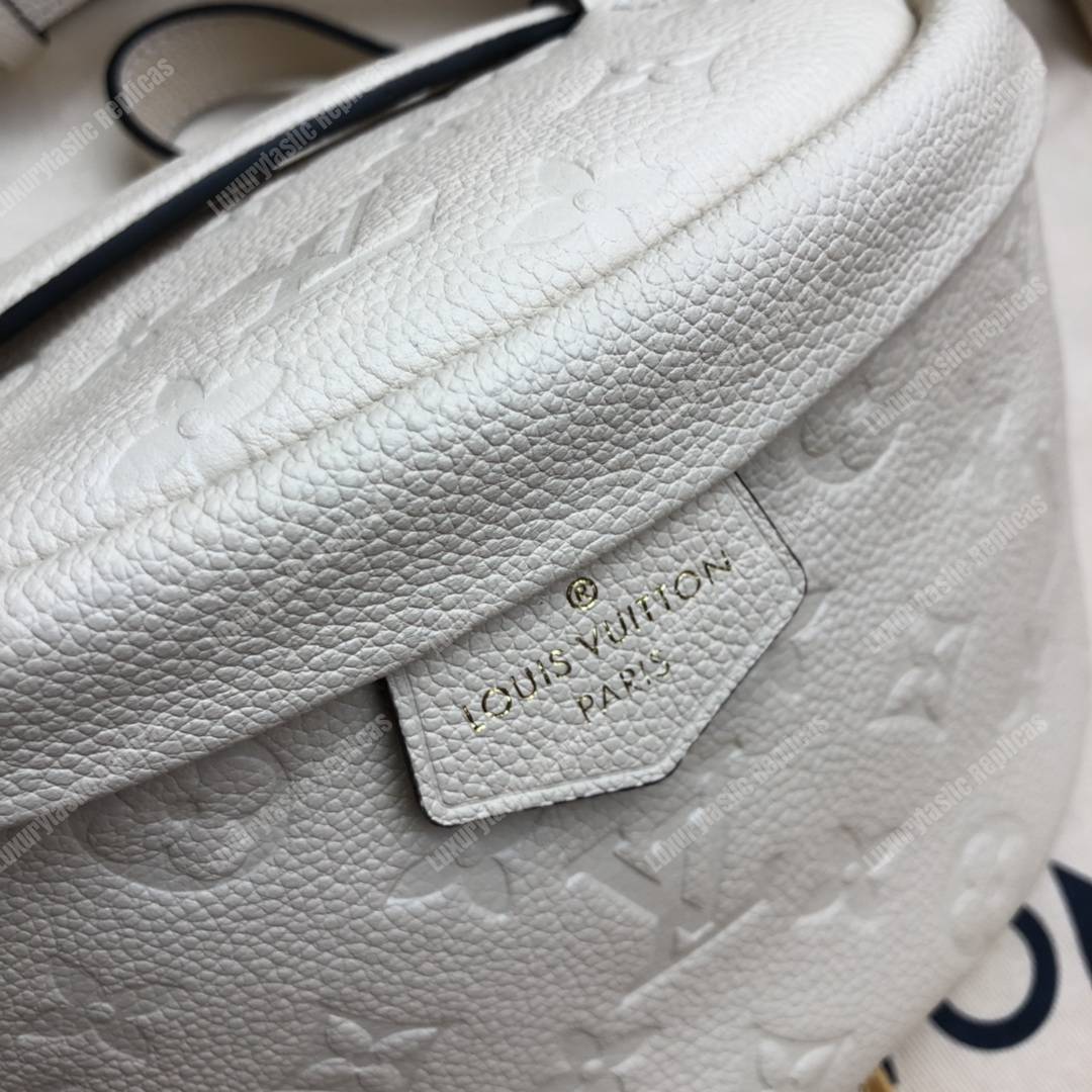 LV Monogram Empreinte Bumbag Creme Beige