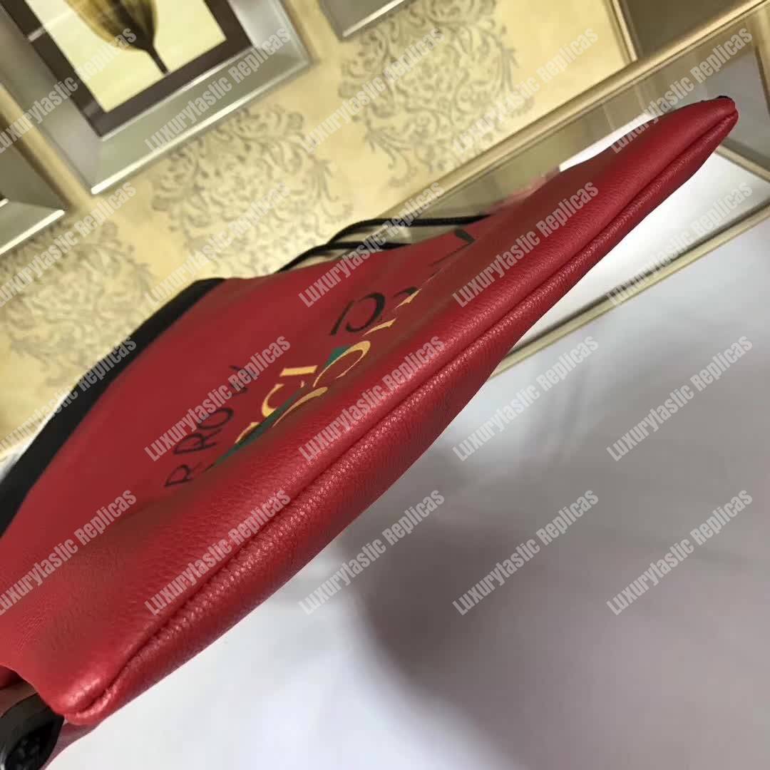 G*u*i coco capitán logo backpack red