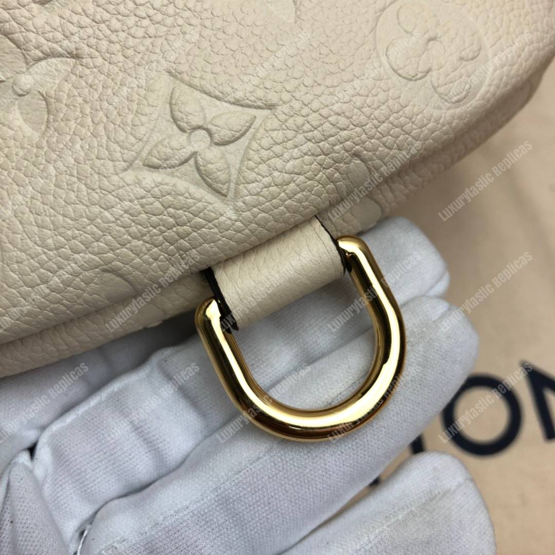 LV Monogram Empreinte Bumbag Creme Beige
