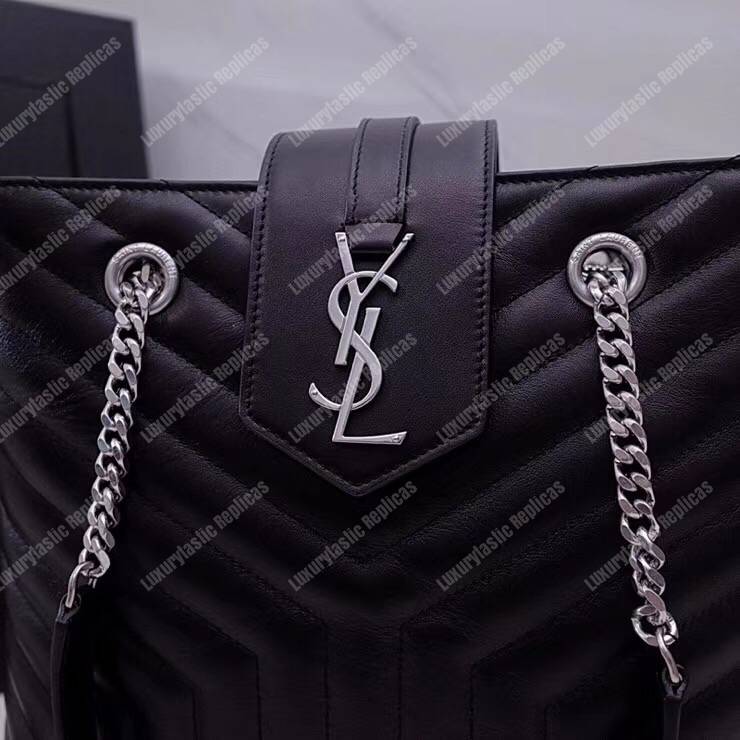 Saint Laurent Large Loulou Shopping Bag Black