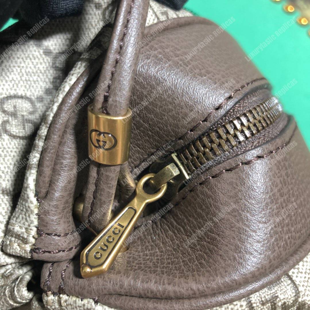 G*u*i mini gg bag with web and butterfly