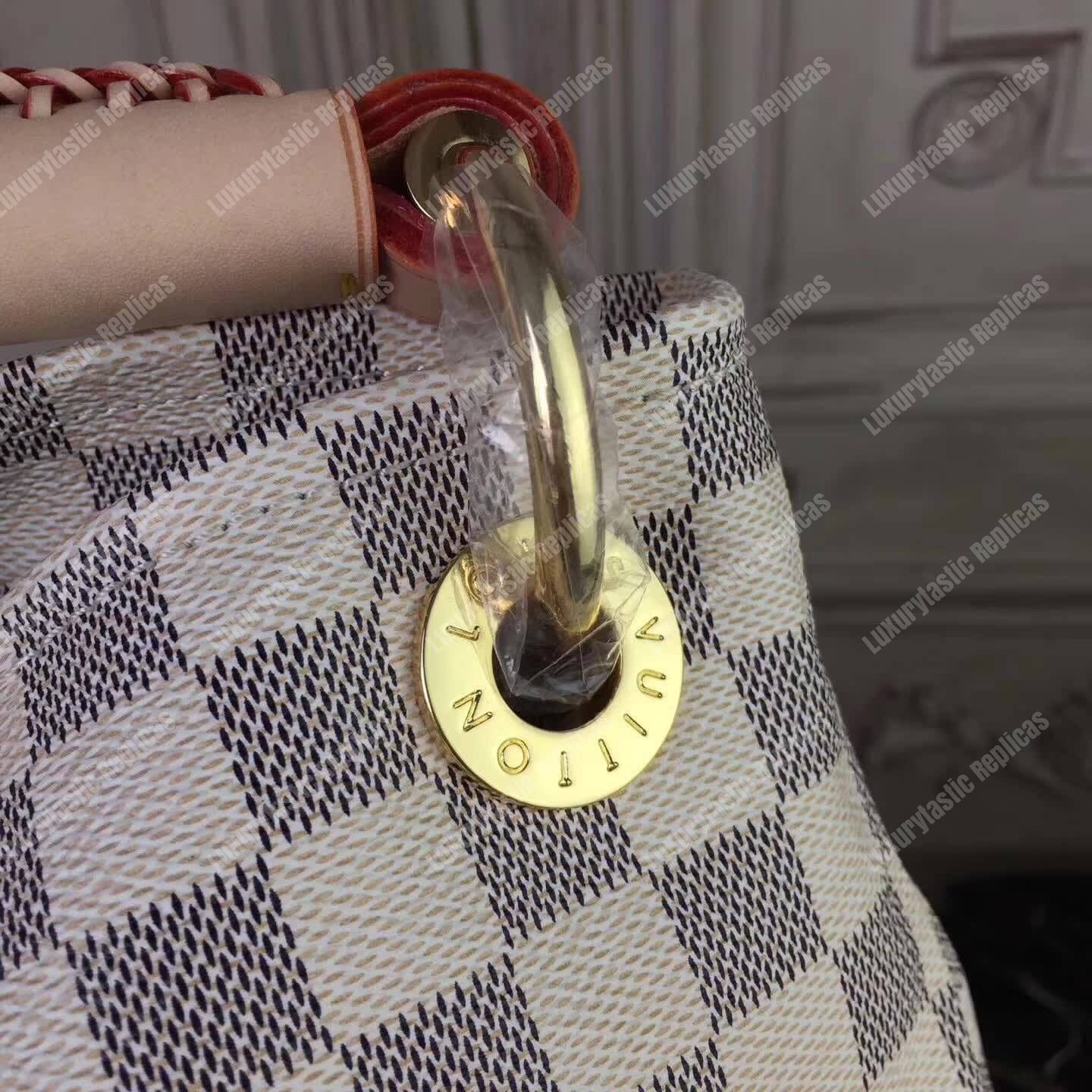 LV Artsy MM Damier Azur Canvas