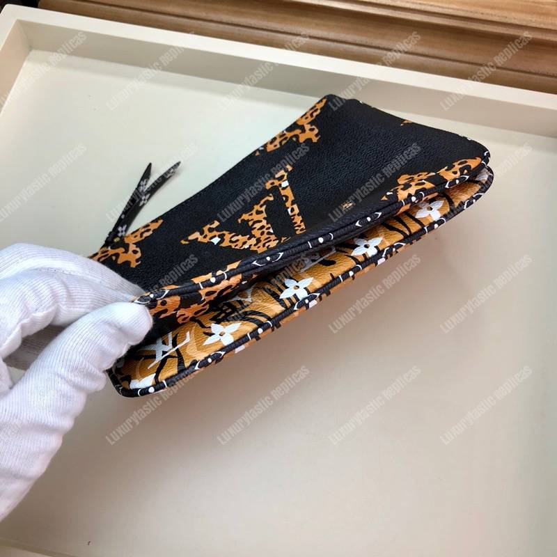 LV Jungle Pochette Double Zip Giant Monogram