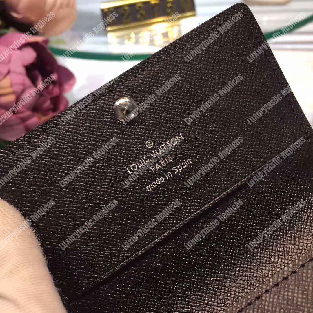 LV Enveloppe Carte De Visite Noir